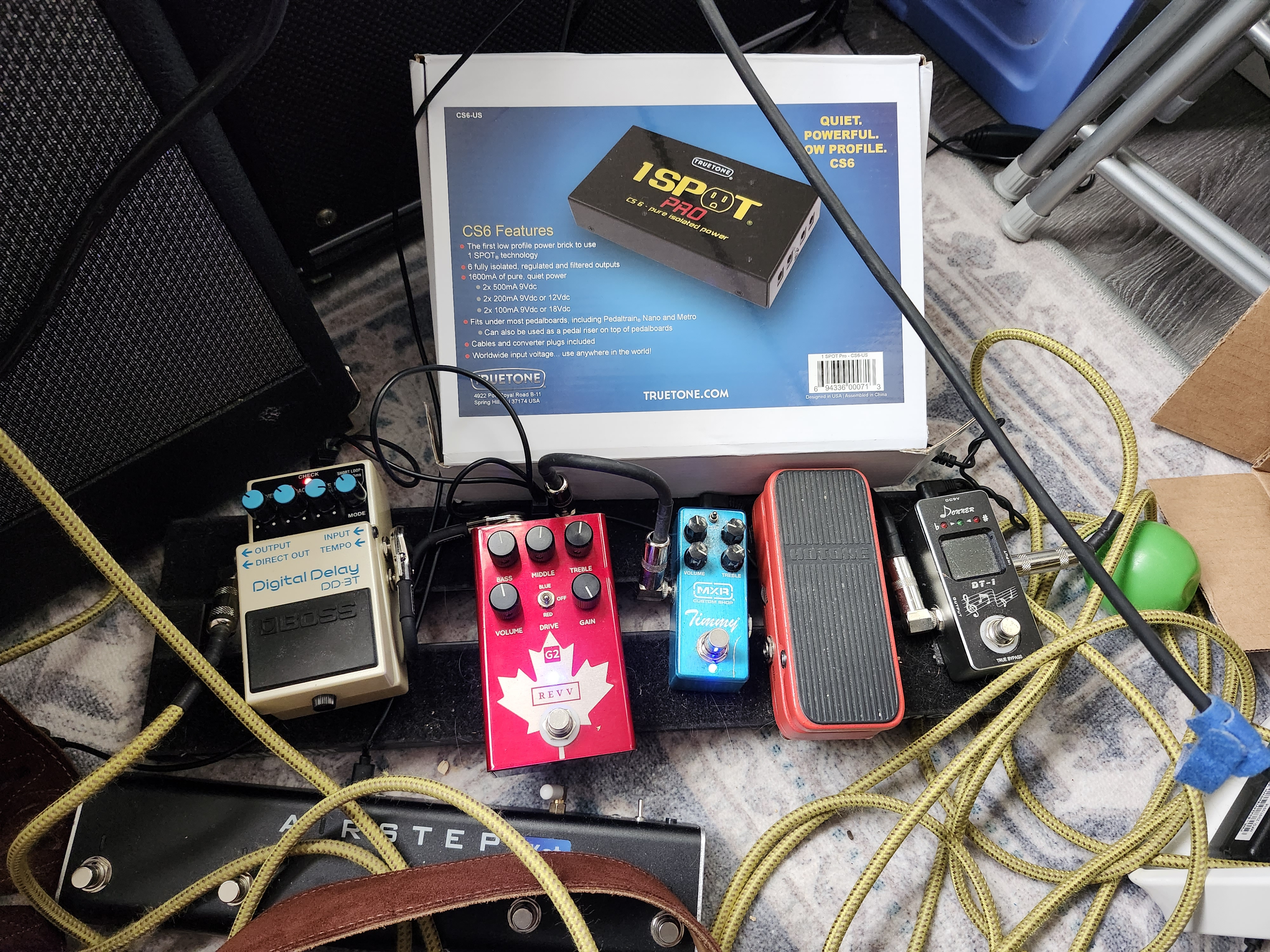 My pedal board that I will put together