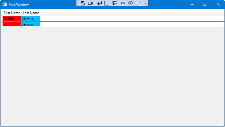 Wpf DataGrid Cell Background Color.