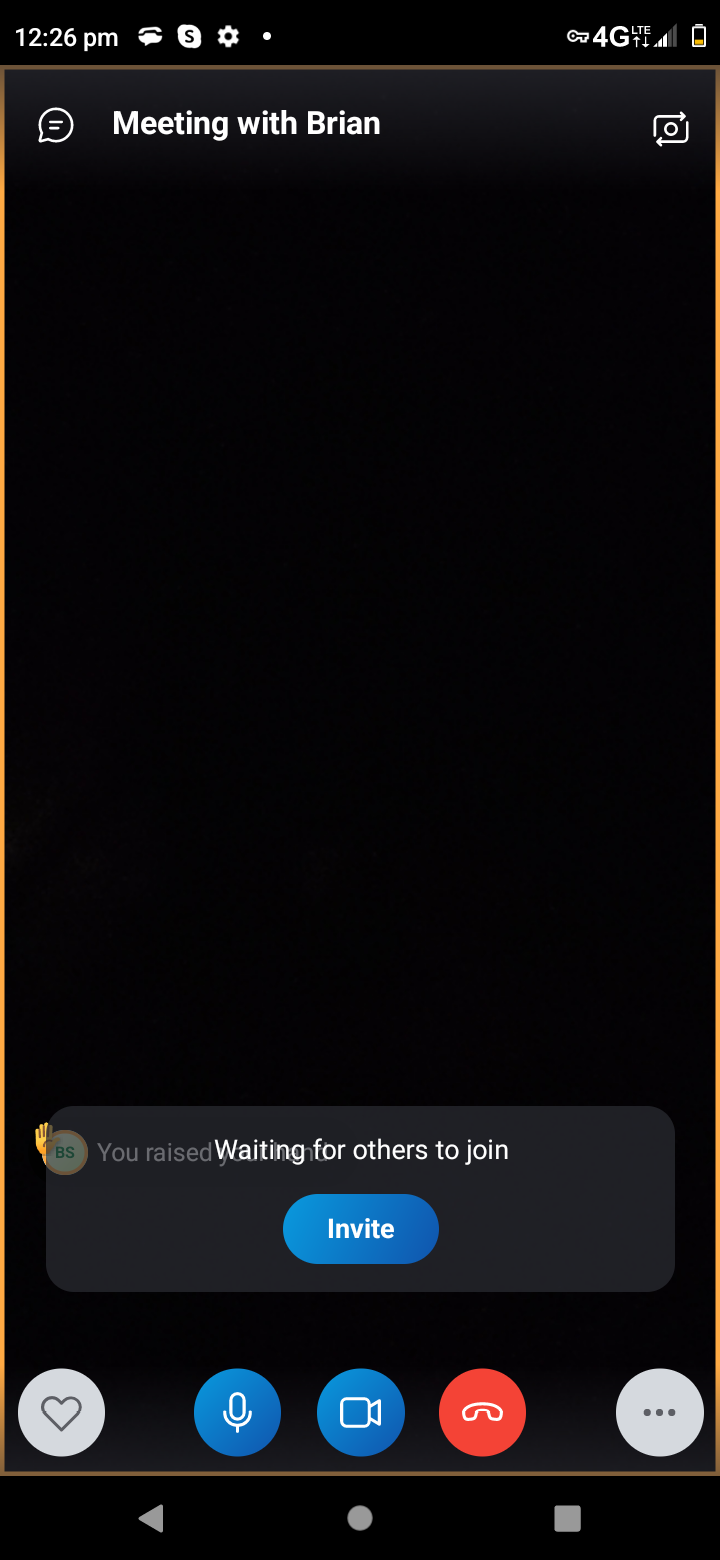 Skype screenshot