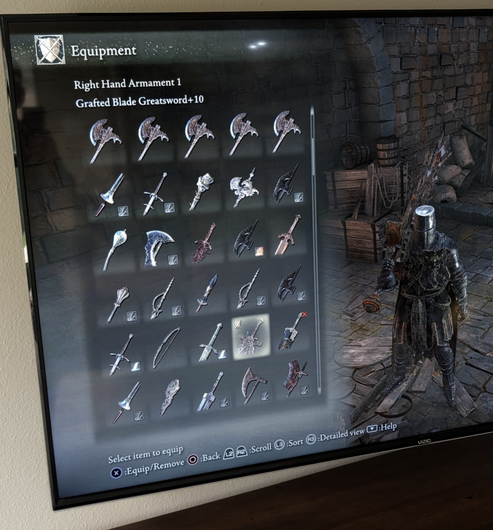ER Weapon Layout Str/Fth