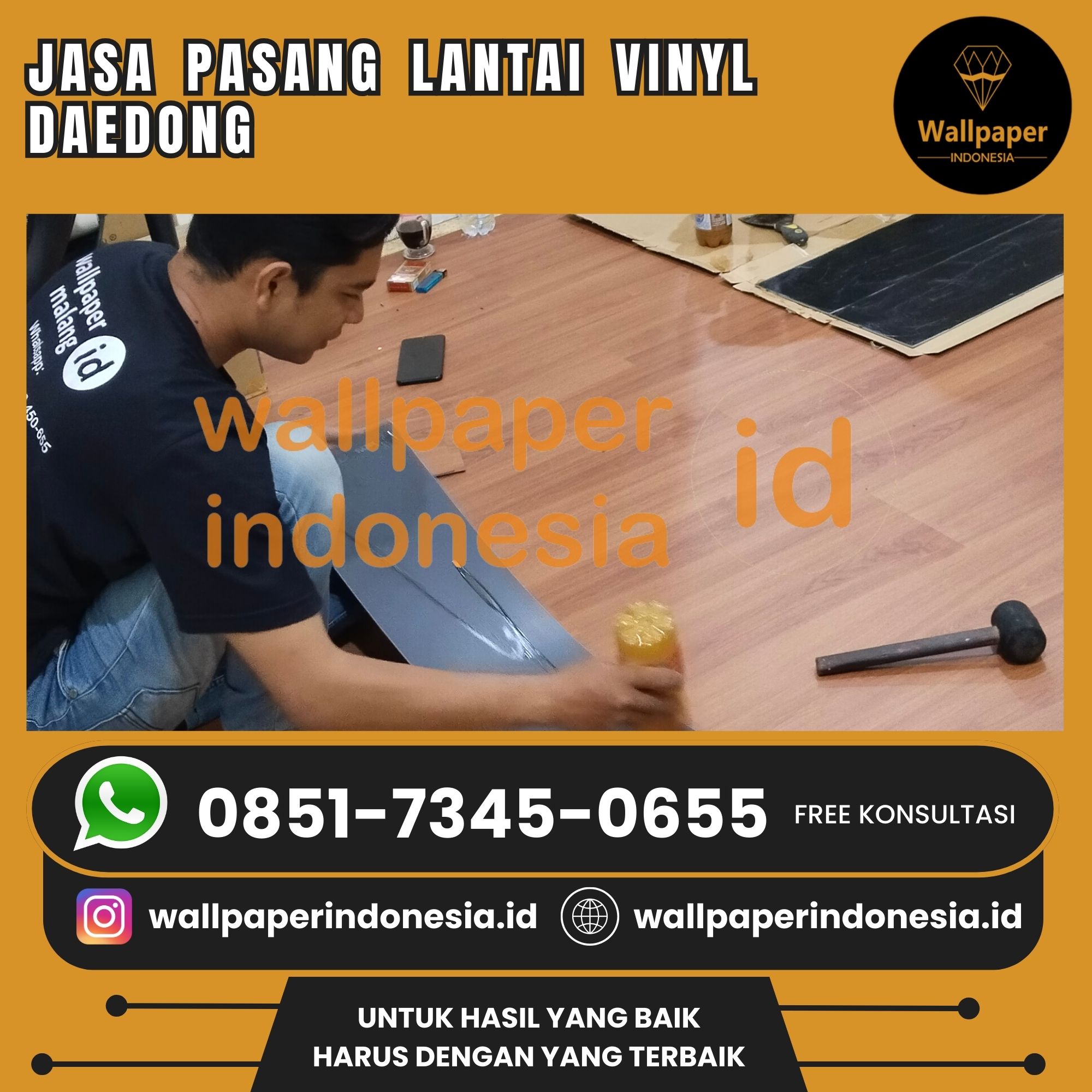 JASA PASANG LANTAI VINYL DAEDONG