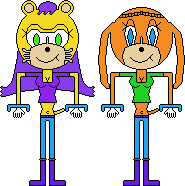 Mina and Tikal GIF