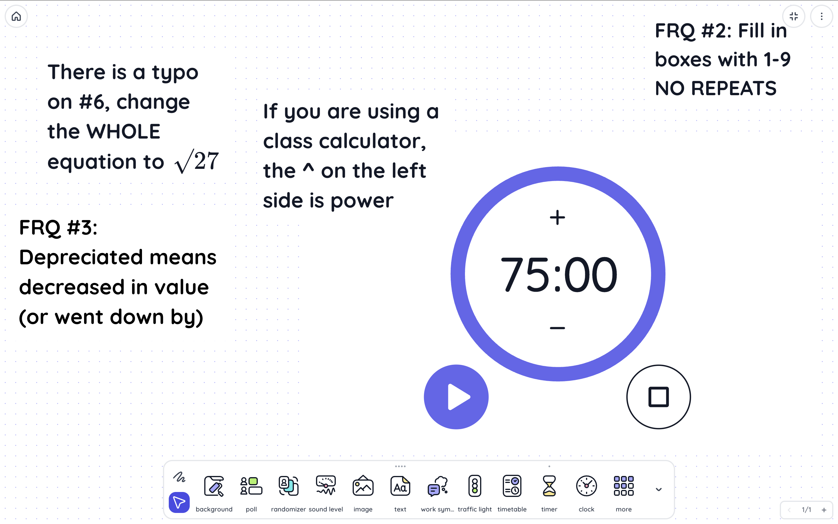 Test #1 Board