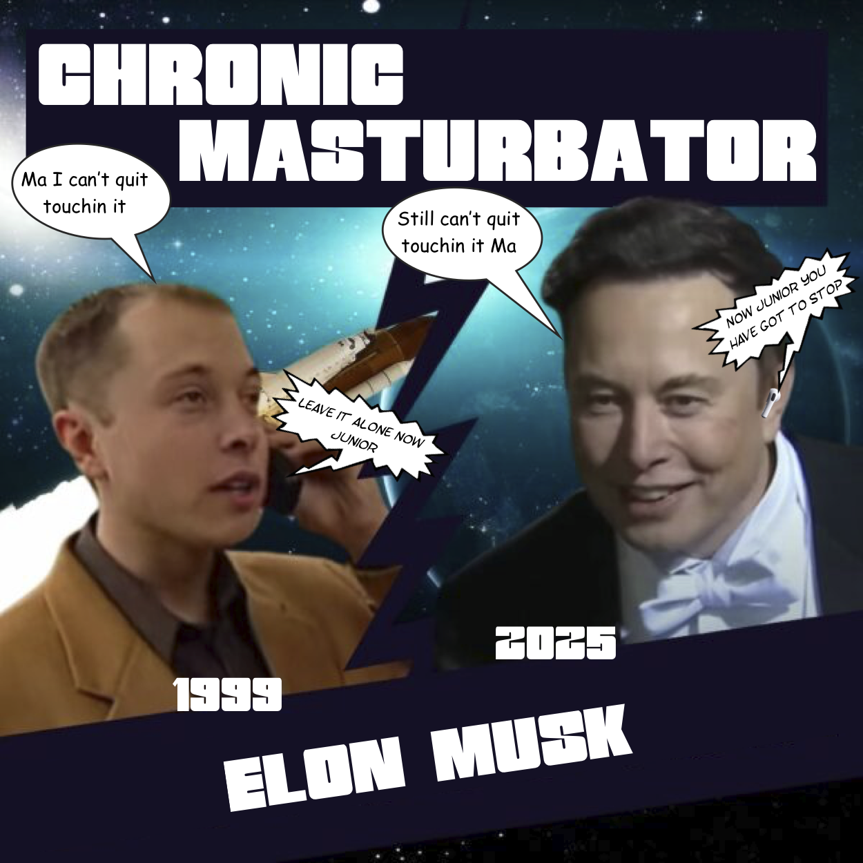 Chronic Masturbator Elon Musk