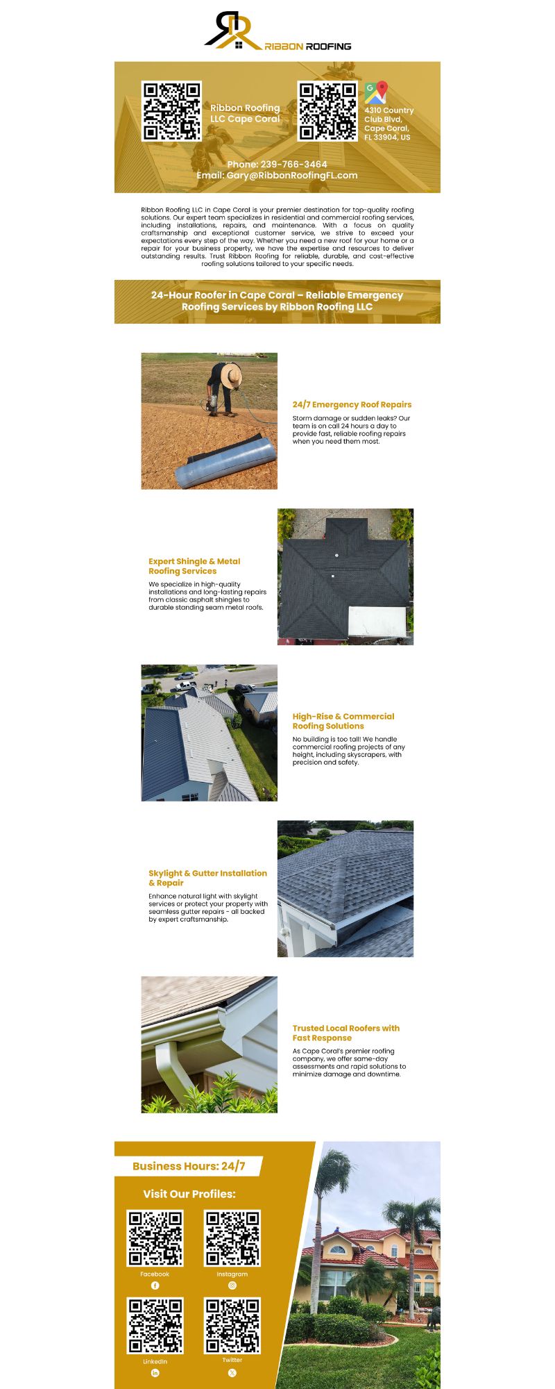 Ribbon Roofing LLC Cape Coral