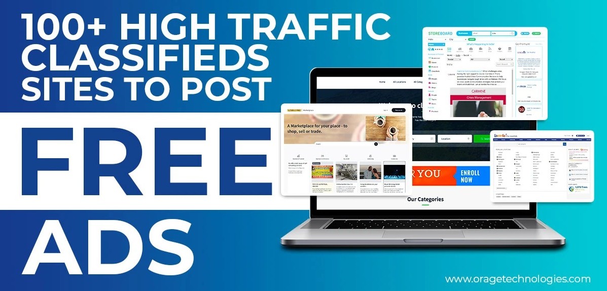 100+ High Traffic Classifieds Ads Sites for Free Ad Posting