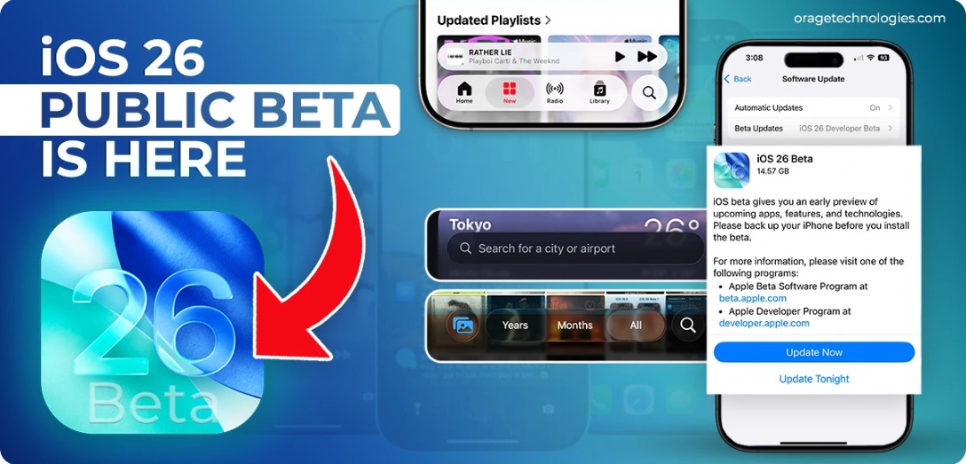 iOS 26 Public Beta is Here: The Biggest iPhone Redesign