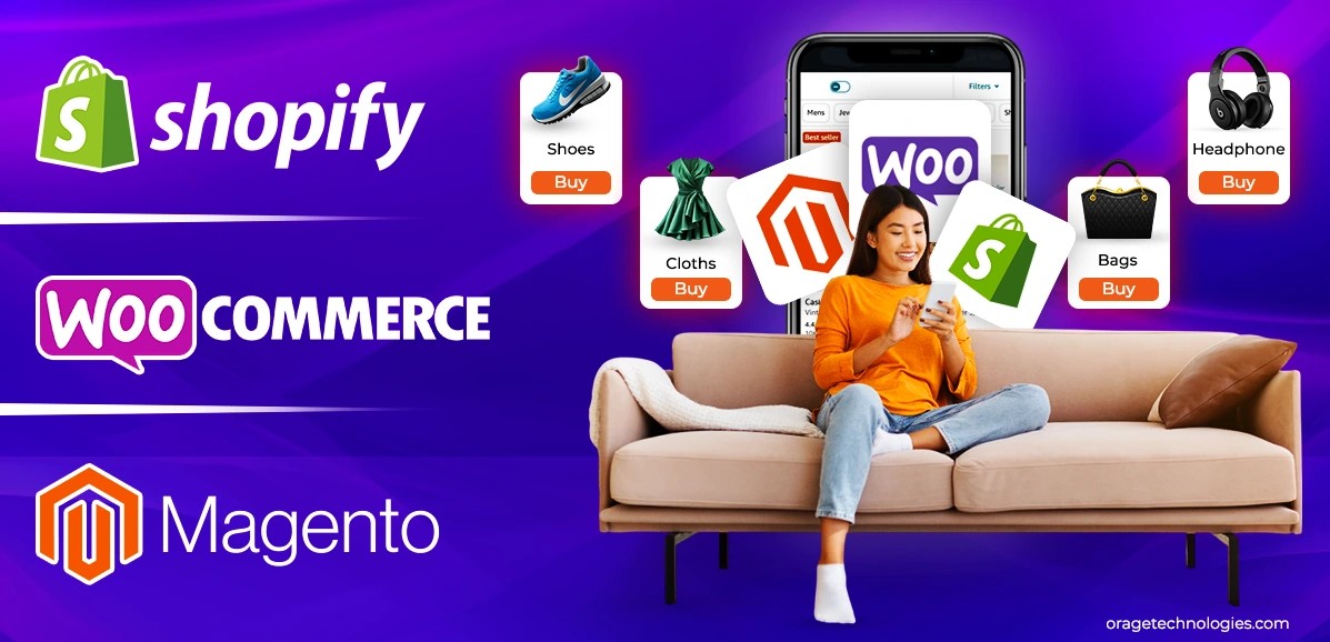 Shopify vs WooCommerce vs Magento – eCommerce Platform Comparison 2025
