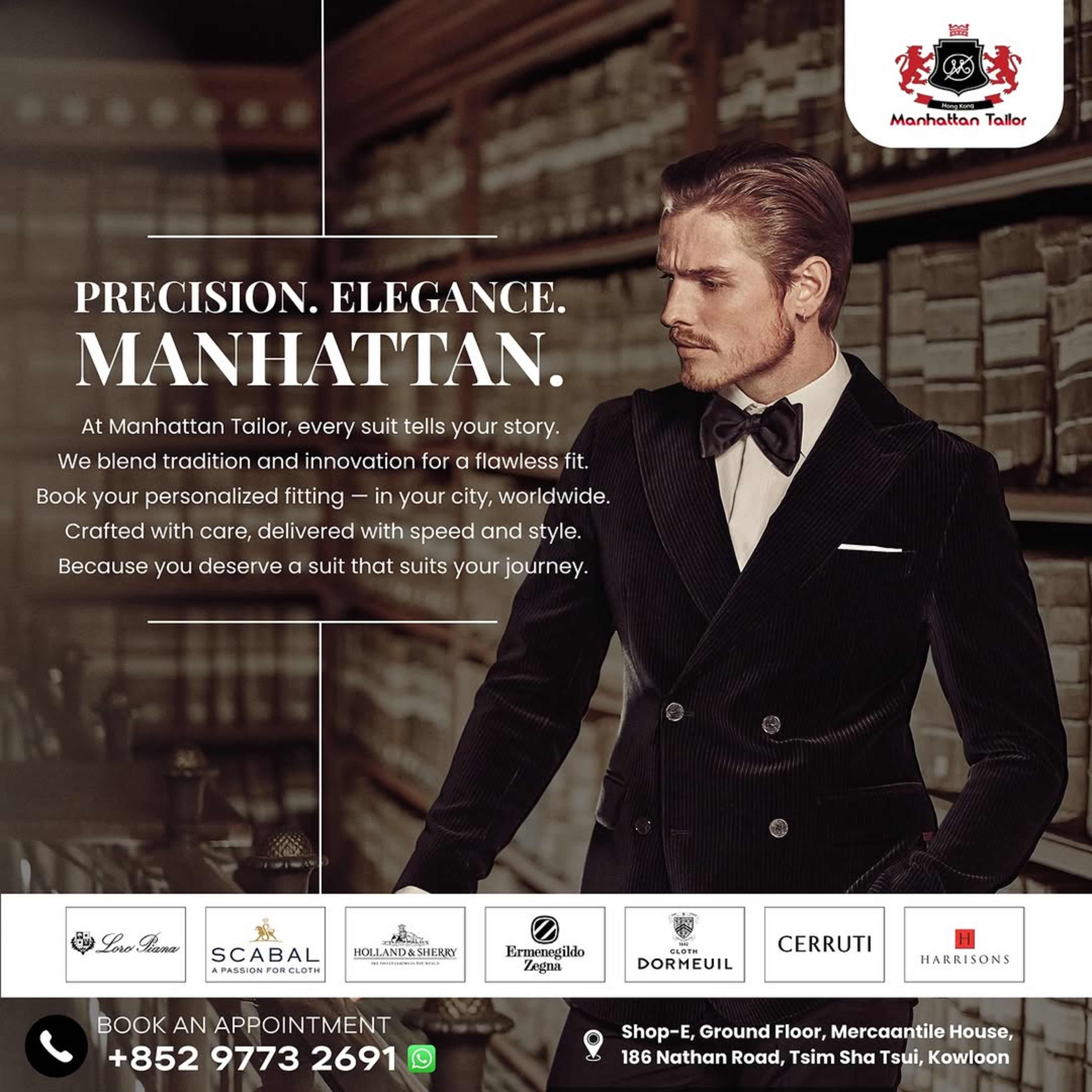 Premium Bespoke Tailor in Hong Kong Manhattan Tailors for Men’s & Women’s Custom Clothing
