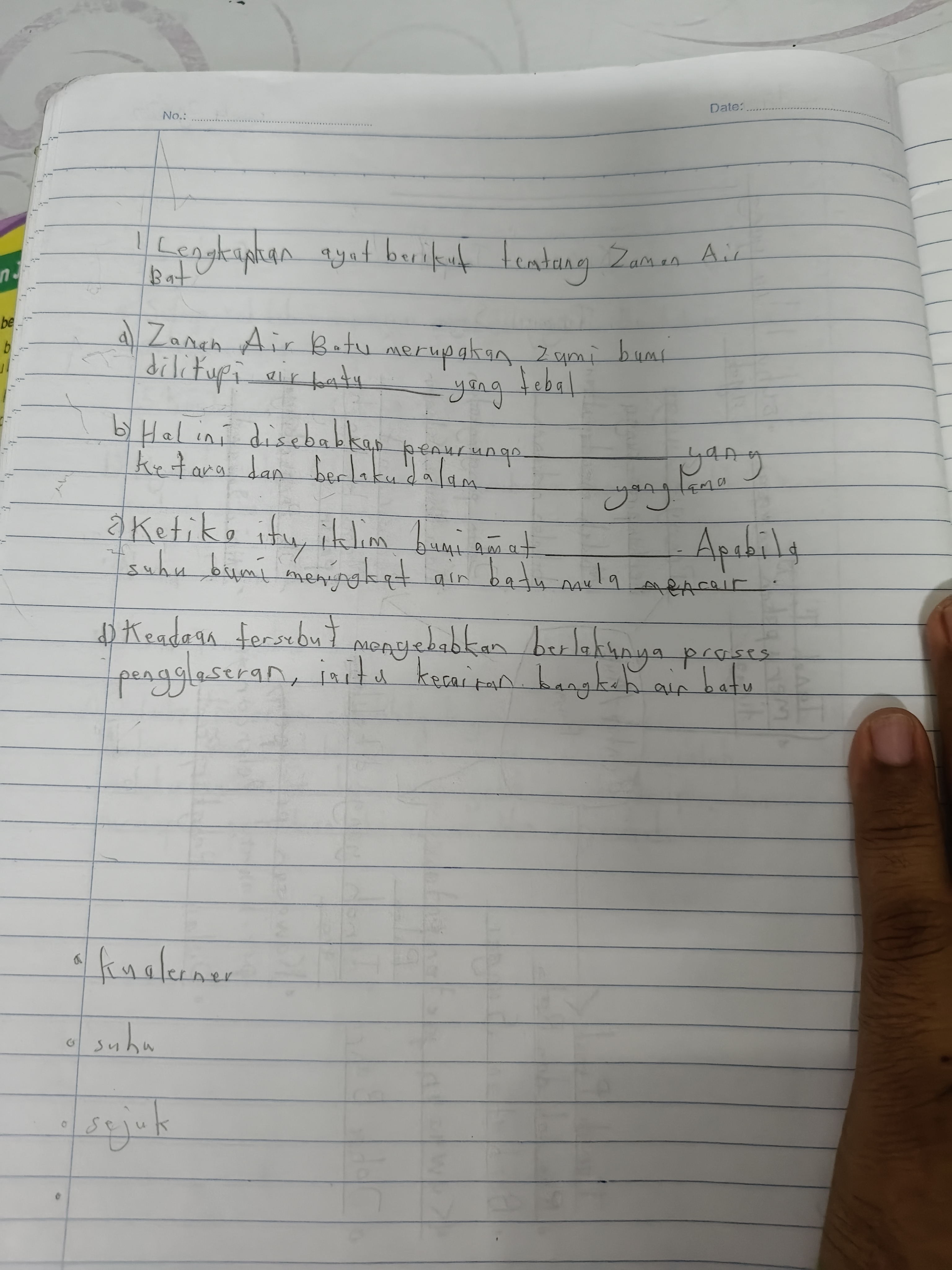 Homework sejarah