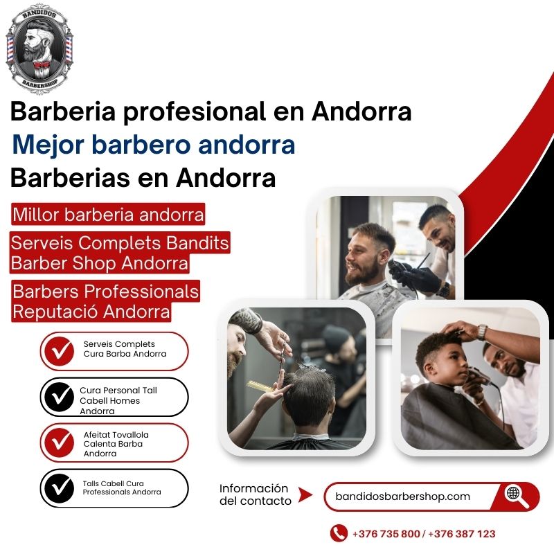 Serveis Complets de Cura de Barba a Andorra | Bandidos Barbershop