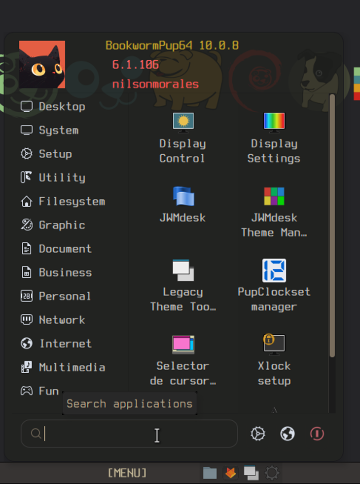 Menupuppylinux