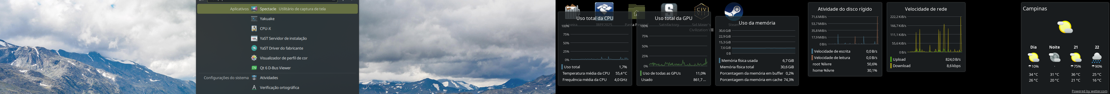 KDE desktop