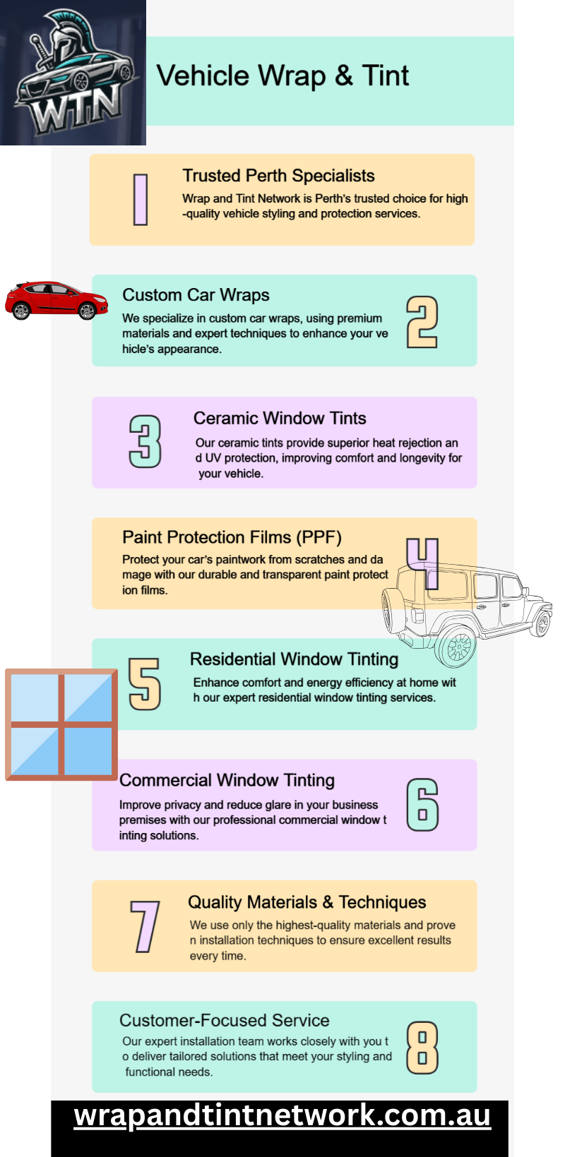 Best Car Wrap & Window Tinting Services in Perth | Wrap and Tint Network