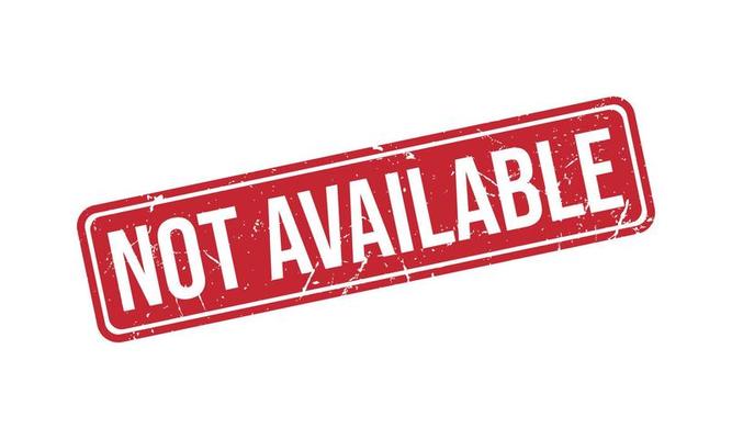 not available