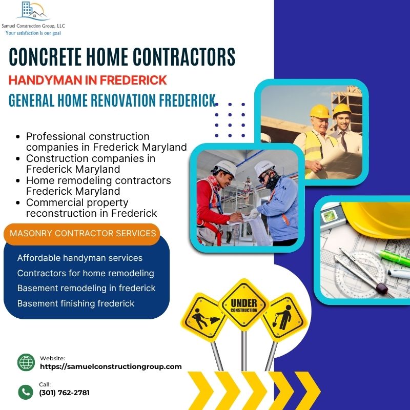 Expert Custom Masonry in Frederick, MD – Samuel Construction Group