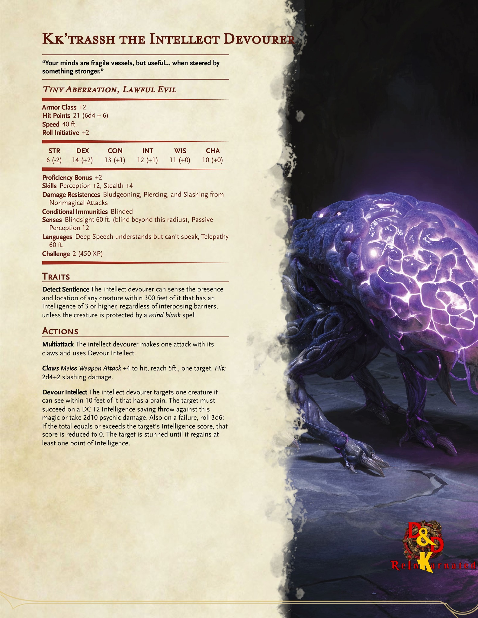 Kk’trassh the Intellect Devourer