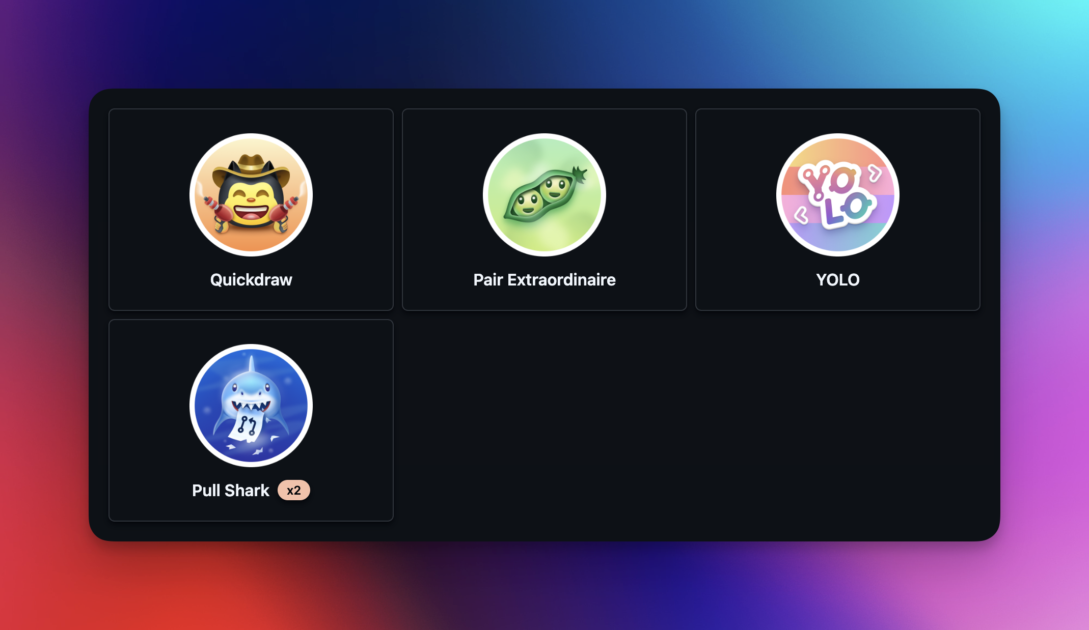 GitHub achievements
