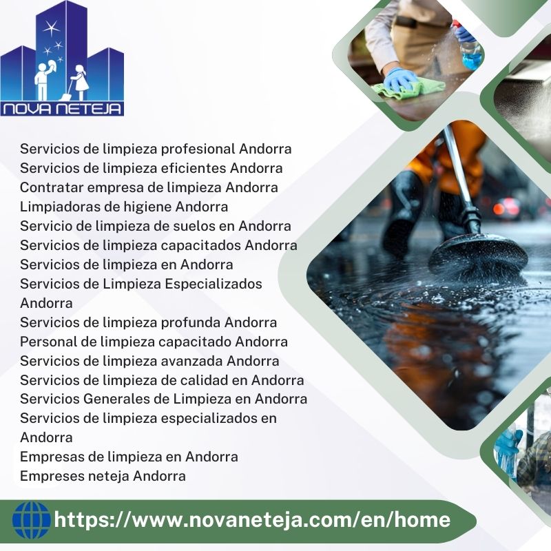 Servicios de limpieza de Calidad en Andorra