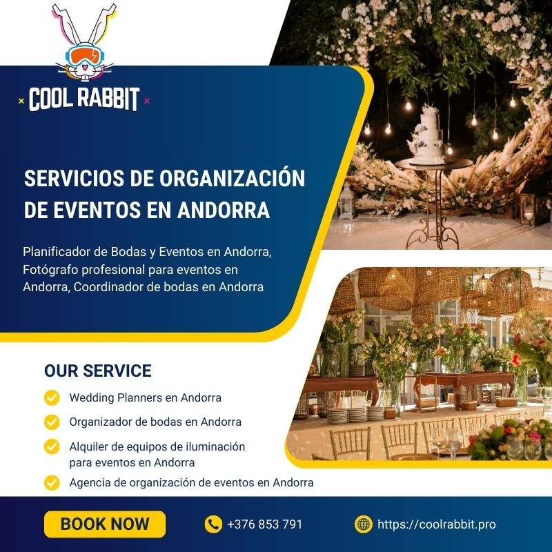 Cool Rabbit: Experto Organizador de Bodas en Andorra