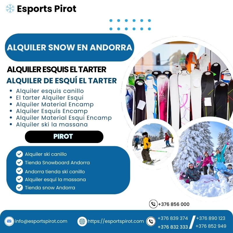Alquiler Esquís La Massana Andorra – Servicio Profesional