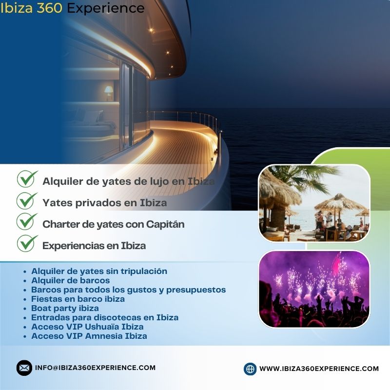 Explora Ibiza y Formentera en Yate con Ibiza 360 Experience