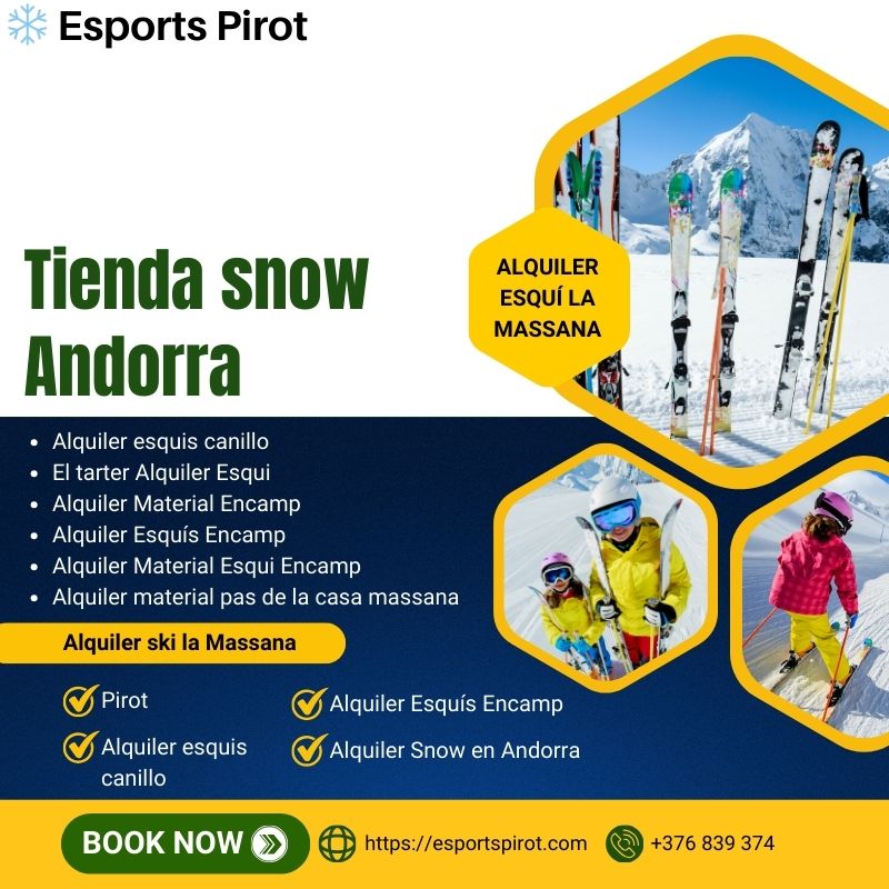 Disfruta del invierno con alquiler esquís La Massana