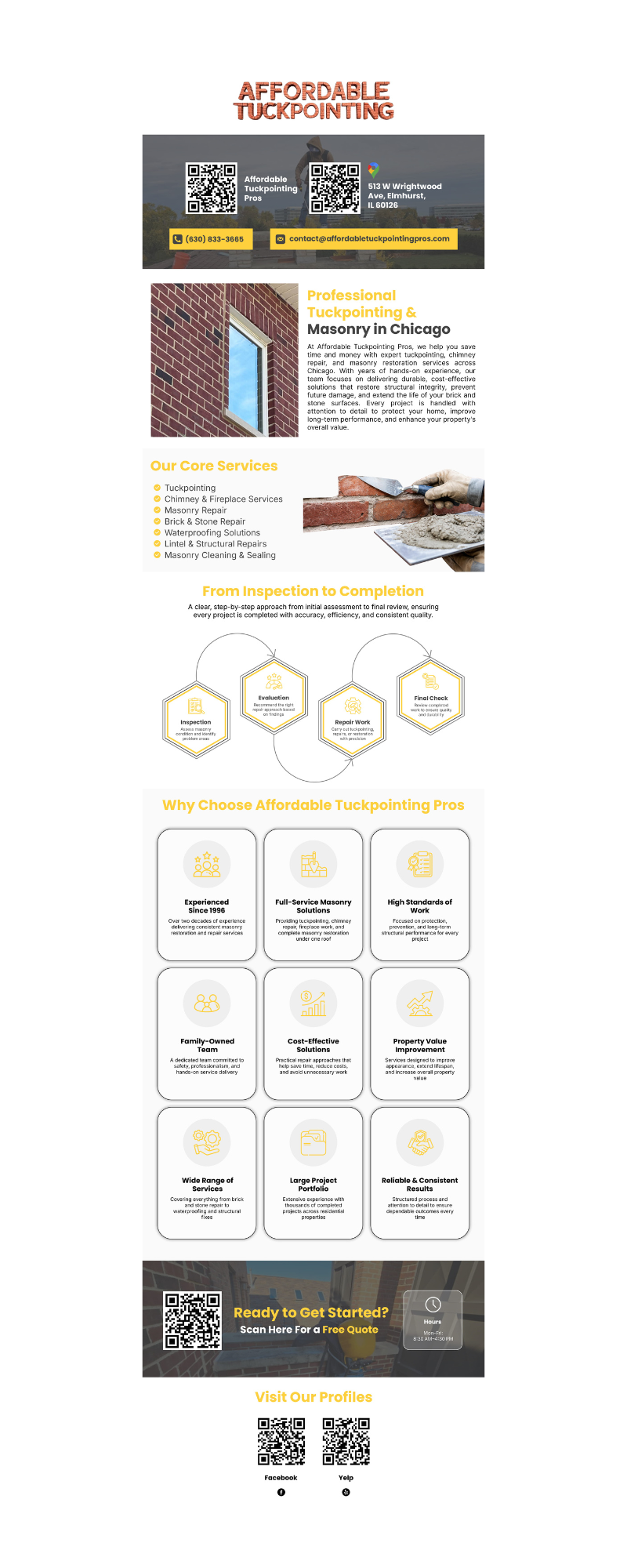 Affordable Tuckpointing Pros