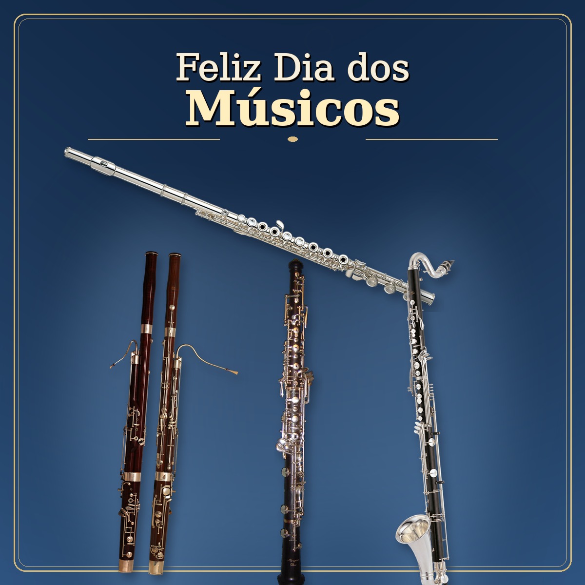 Feliz Dia dos Musicos