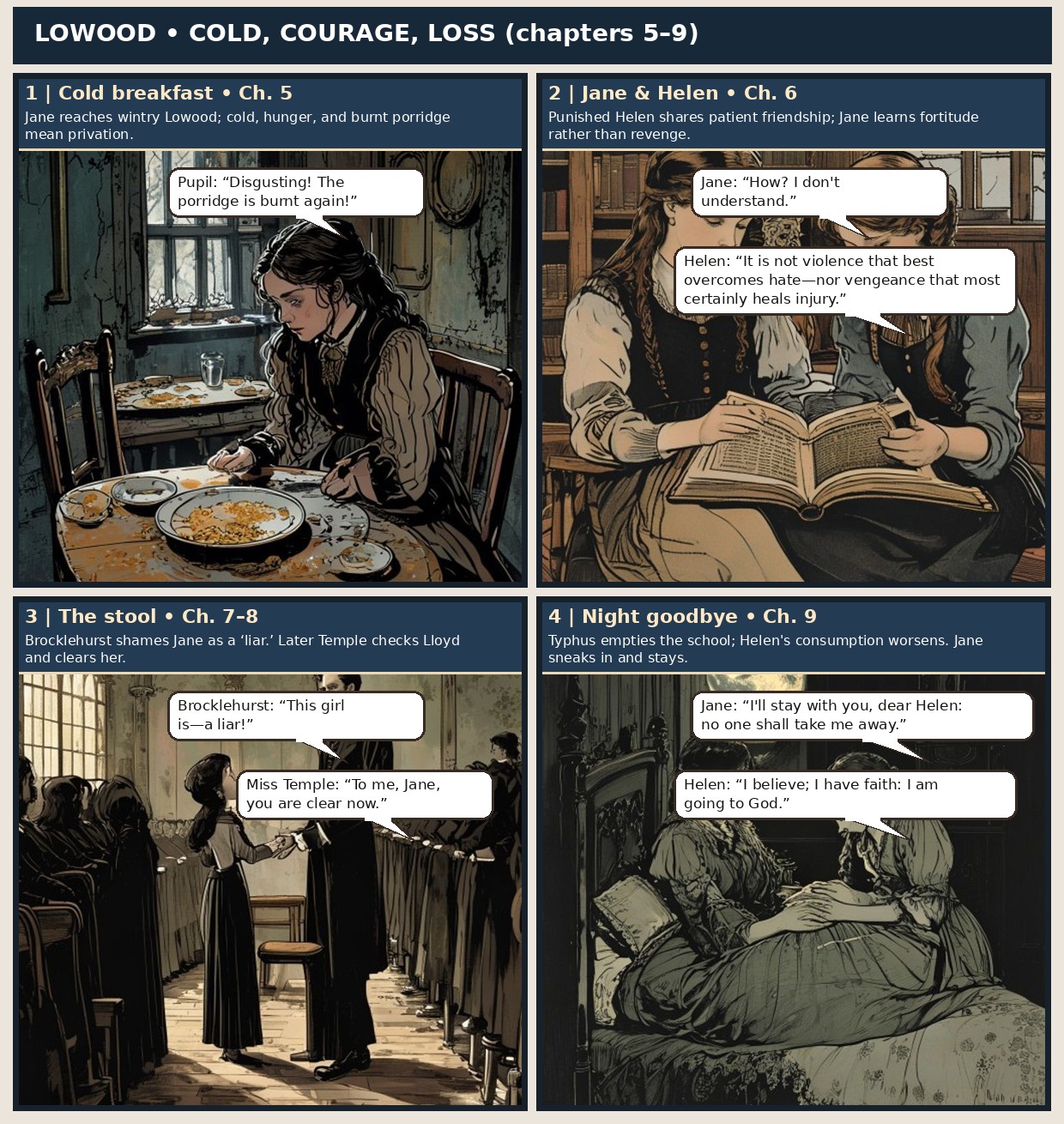 Jane Eyre 2x2 storyboard