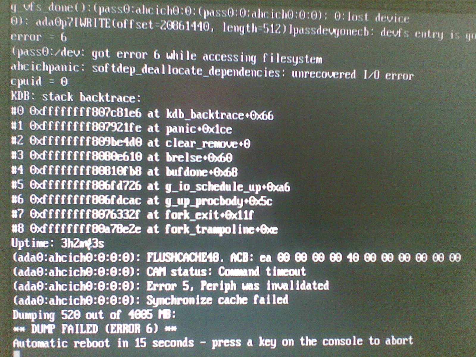 FreeBSD Kernel Panic - AHCI SATA reset (2)